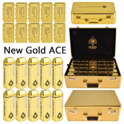 200 Packs USA New Gold ACE 2g Empty Disposable Wholesale
