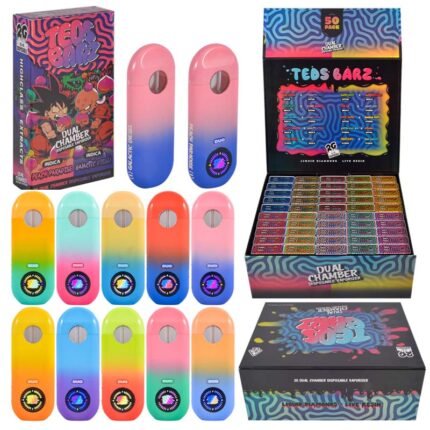 USA Teds Barz 2g Disposable Dual Chamber THC Vape