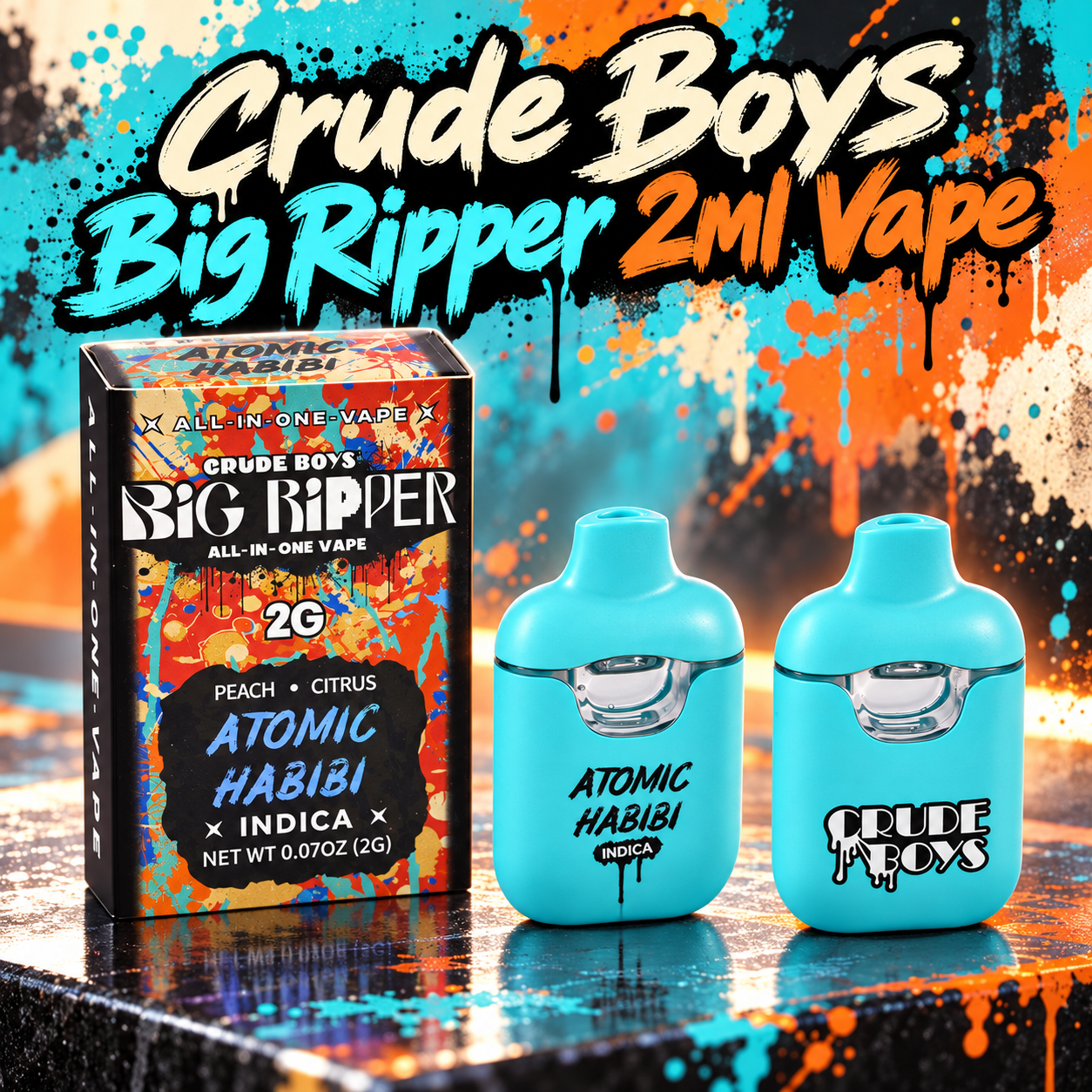Crude Boys Big Ripper 2ml Vape