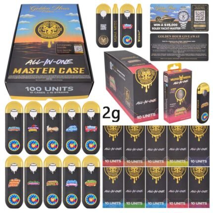 Muha Golden Hour 2g Empty Disposable Muha Meds Gen 3 Vape